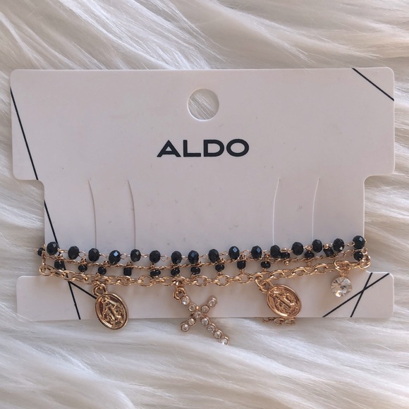 New!✨ ALDO Praylin black & gold bracelet set! NWT 💖 - Picture 2 of 4